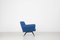 Set of Italian Lounge Chairs in Blue and Violet by Lenzi for Studio Tecnico, 1950s 4