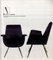 Black Armchairs by Gastone Rinaldi for Rima, 1950s, Set of 2 16