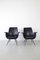 Black Armchairs by Gastone Rinaldi for Rima, 1950s, Set of 2 8