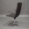 German Leather Office Swivel Armchairs from Walter Knoll, 1975, Image 7