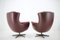 Scandinavian Leather Armchairs / Lounge Chairs from Peem, Finland, 1970s, Set of 2 5