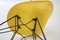 Sillas de comedor Mid-Century de fibra de vidrio amarilla de M. Navratil, años 60. Juego de 4, Imagen 7
