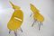 Sillas de comedor Mid-Century de fibra de vidrio amarilla de M. Navratil, años 60. Juego de 4, Imagen 6