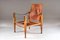 Safari Stuhl aus cognacfarbenem Leder von Kaare Klindt für Rud. Rasmussen 2