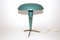 Green Aluminum and Brass Table Lamp by Louis Kalff 4