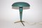 Green Aluminum and Brass Table Lamp by Louis Kalff 3