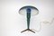 Green Aluminum and Brass Table Lamp by Louis Kalff, Image 5