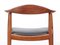 Skandinavische Armlehnstühle the Chair aus massivem Teak von Hans Wegner, 2er Set 14
