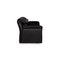 Black Leather Two-Seater Couch from de Sede 7