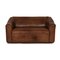 Brown Leather DS 47 Two-Seater Couch from de Sede 1