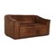 Brown Leather DS 47 Two-Seater Couch from de Sede, Image 9