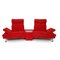 Red Fabric FSM Two-Seater Couch from Mondo 3