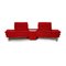 Red Fabric FSM Two-Seater Couch from Mondo 1