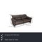 Gray Leather 582 ELT Two-Seater Couch from WK Wohnen 2