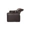 Gray Leather 582 ELT Two-Seater Couch from WK Wohnen, Image 13