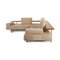 Beige Fabric Corner Sofa Couch from Rolf Benz 11