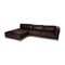 Dark Brown Leather Corner Sofa from Contur 9