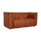 Brown Faux Leather Sofa Two-Seater Couch by Karl Wittmann for Wittmann, Image 5