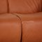 Brown Faux Leather Sofa Two-Seater Couch by Karl Wittmann for Wittmann 3