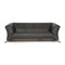Gray Leather 322 Three-Seater Couch from Rolf Benz 1