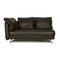 Dark Green Leather 2500 Two-Seater Couch from Rolf Benz 1