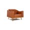 Cognac Leather Deep Space Armchair from Brühl 1