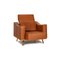 Cognac Leather Deep Space Armchair from Brühl 3