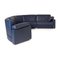 Blue Leather Corner Sofa from de Sede 6