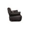 Black Leather Three-Seater Couch from Koinor 14