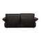 Black Leather Three-Seater Couch from Koinor 15