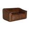 Brown Leather DS47 Sofa Two-Seater Couch from de Sede 7