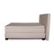 White Fabric Metropolitan Box Spring Bed from Velda 8