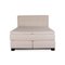 White Fabric Metropolitan Box Spring Bed from Velda 1