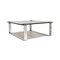 Glass & Silver 1022 Coffee Table from Draenert, Set of 2 10
