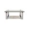 Glass & Silver 1022 Coffee Table from Draenert, Set of 2 11