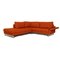 Orangefarbenes Vida Ecksofa von Rolf Benz 1