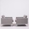 Grey Wool Armchairs by Florence Knoll, Set of 2 4