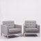 Grey Wool Armchairs by Florence Knoll, Set of 2 3