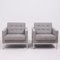 Grey Wool Armchairs by Florence Knoll, Set of 2 2