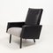 Mid-Century Black Leather Armchairs in the Style of Pierre Guariche, Set of 2, Image 11