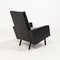 Poltrone Mid-Century in pelle nera, set di 2, Immagine 7