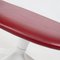 Silla giratoria Luta de cuero blanco y rojo de Antonio Citterio para B&B Italia, Imagen 6