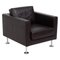 Fauteuil Park en Cuir Marron par Jasper Morrison pour Vitra 1