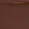 Butaca Capri redonda de cuero marrón de Gordon Guillaumier para Minotti, Imagen 12
