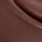 Butaca Capri redonda de cuero marrón de Gordon Guillaumier para Minotti, Imagen 13