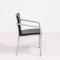 Silver and Black Leather A901 PF Dining Chair by Norman Foster for Thonet 3