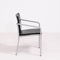 Silver and Black Leather A901 PF Dining Chair by Norman Foster for Thonet, Image 3