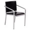 Silver and Black Leather A901 PF Dining Chair by Norman Foster for Thonet, Image 1