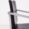 Silver and Black Leather A901 PF Dining Chair by Norman Foster for Thonet, Image 8