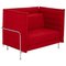 Alcove Loveseat in Red by Ronan & Erwan Bouroullec for Vitra 1